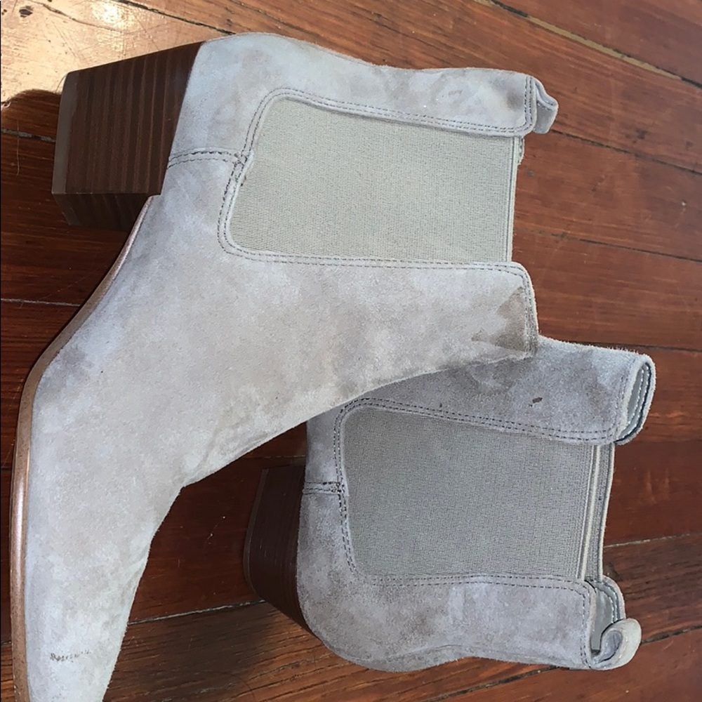 SAM EDELMAN SUEDE TOUPE BOOTIES